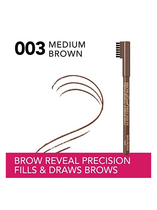 Brow Reveal Precision Eyebrow Pencil Bourjois 1 4 g 003 Marrone Medio donna