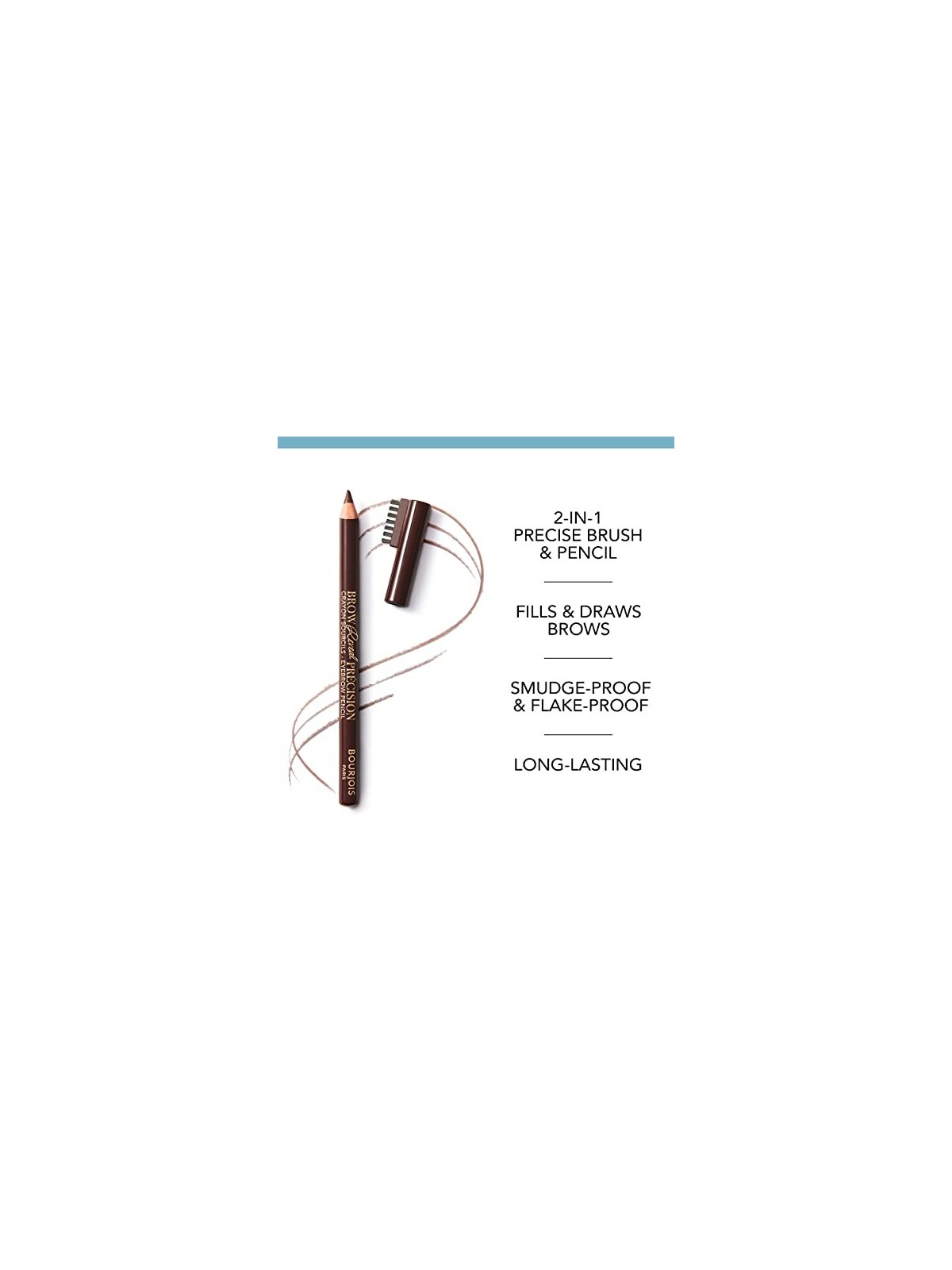 Brow Reveal Precision Eyebrow Pencil Bourjois 1 4 g 003 Marrone Medio donna