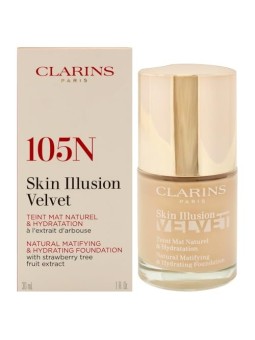 Clarins base velluto illusione pelle 105n 30ml donna