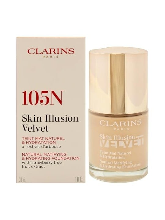 Clarins base velluto illusione pelle 105n 30ml donna
