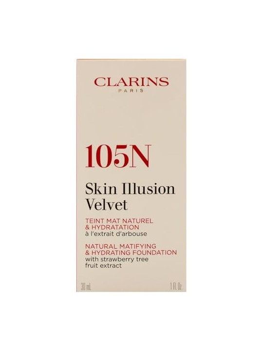 Clarins base velluto illusione pelle 105n 30ml donna