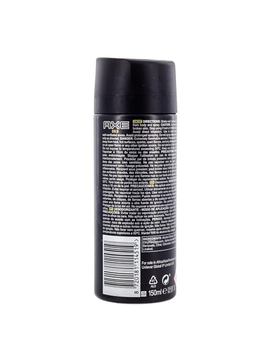 Axe GOLD VANIGLIA SCURA deo vapo 150ml unisex