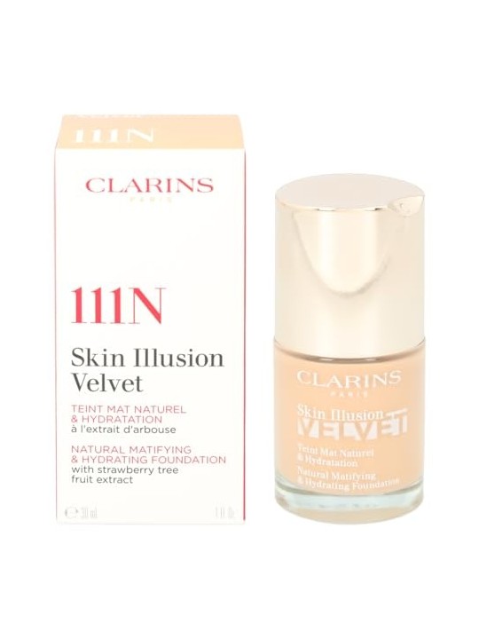 Clarins Skin Illusion Velvet Foundation donna 30ml 111 Numero 111n