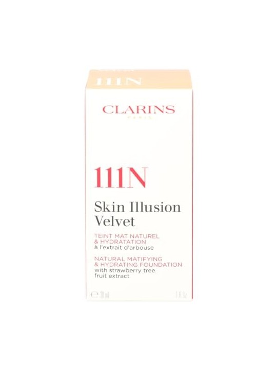 Clarins Skin Illusion Velvet Foundation donna 30ml 111 Numero 111n