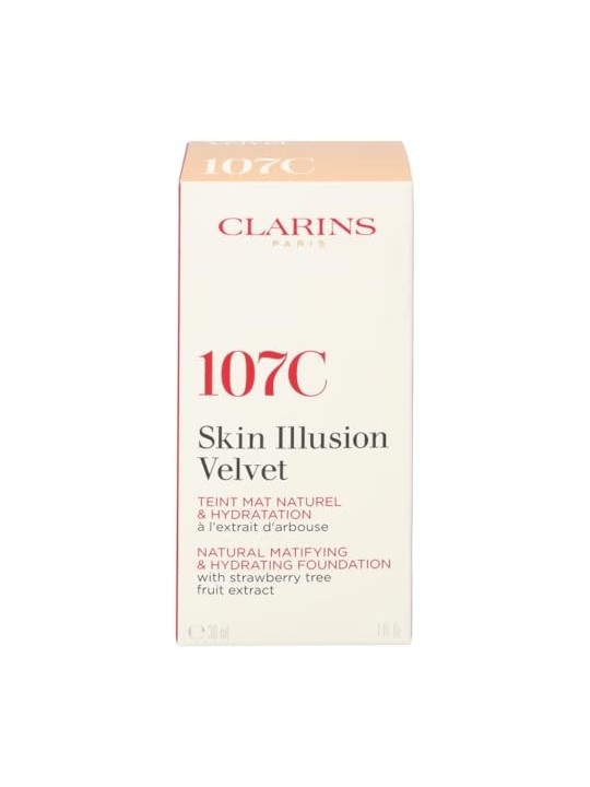 Clarins Skin Illusion Velvet Foundation donna 30ml Numero 107C