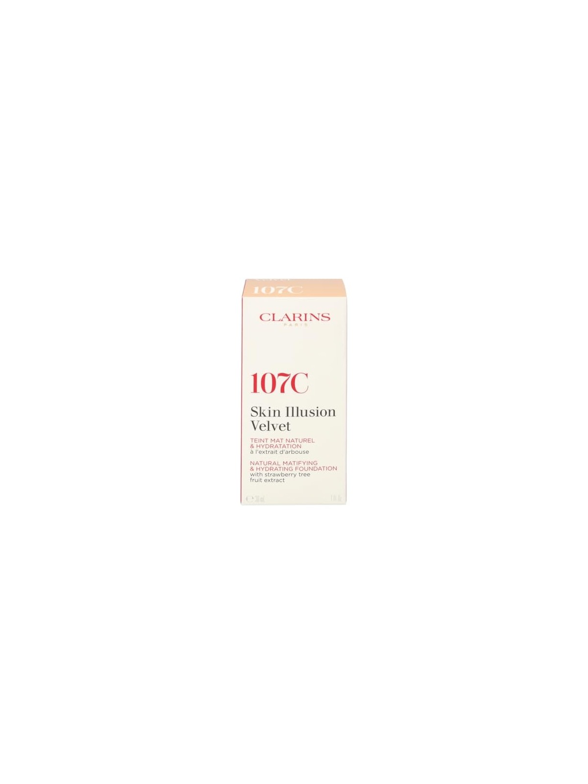 Clarins Skin Illusion Velvet Foundation donna 30ml Numero 107C