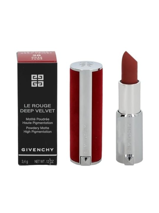 Givenchy Le Rouge Deep Velvet Lipstick donna 3,4g Numero 28 Rose Fume