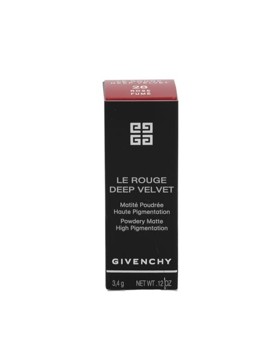 Givenchy Le Rouge Deep Velvet Lipstick donna 3,4g Numero 28 Rose Fume