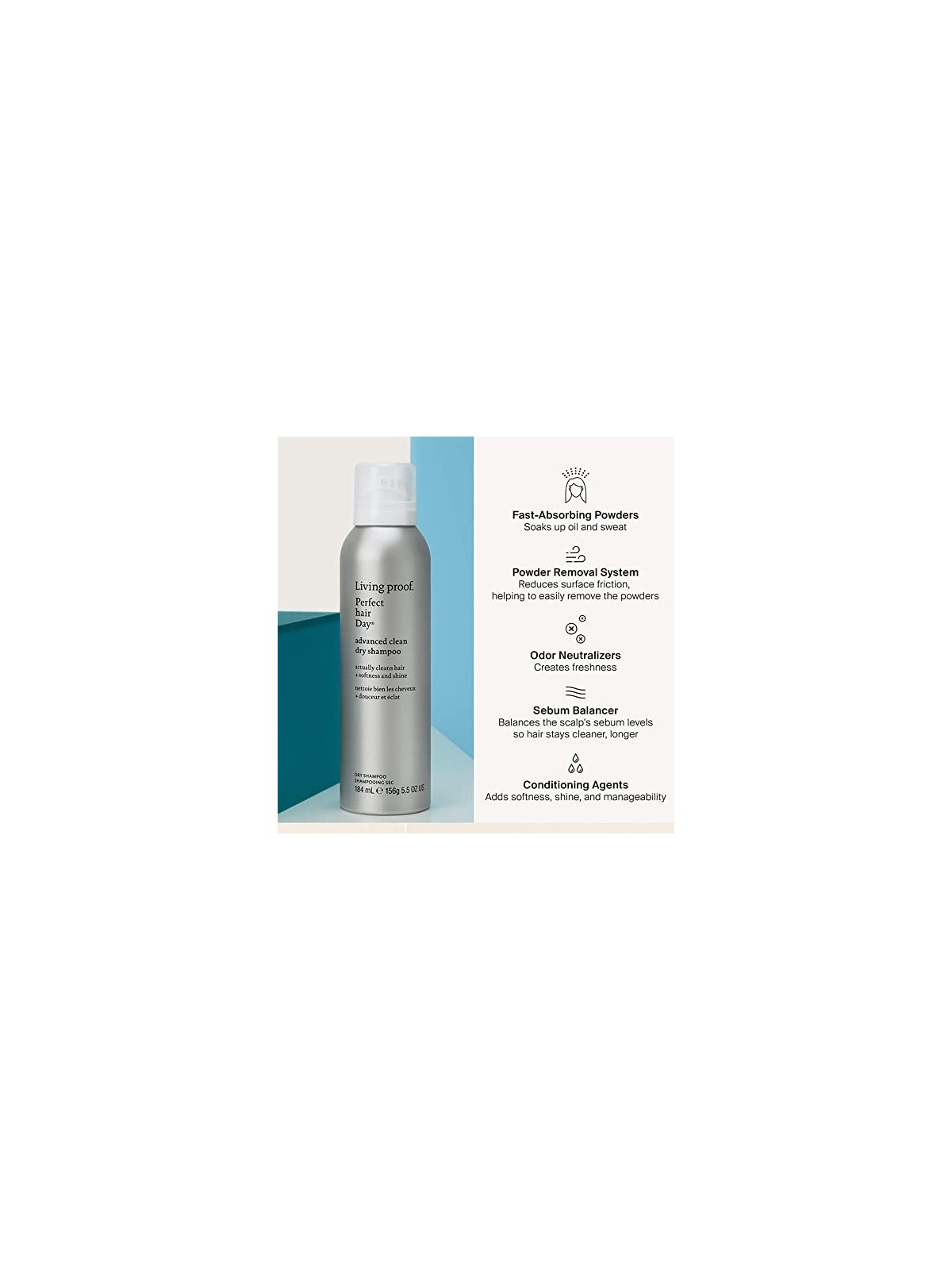 Living Proof PERFECT HAIR DAY Advanced Clean Dry Shampoo 198ml Unisex