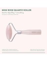 EcoTools Rullo viso Mini Quarzo rosa Rullo massaggiante viso da viaggio realizzato in quarzo rosa donna 1 unit