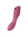 Vibratore d'aria Satisfyer Curvy Trinity 3, rosso. Massimo piacere