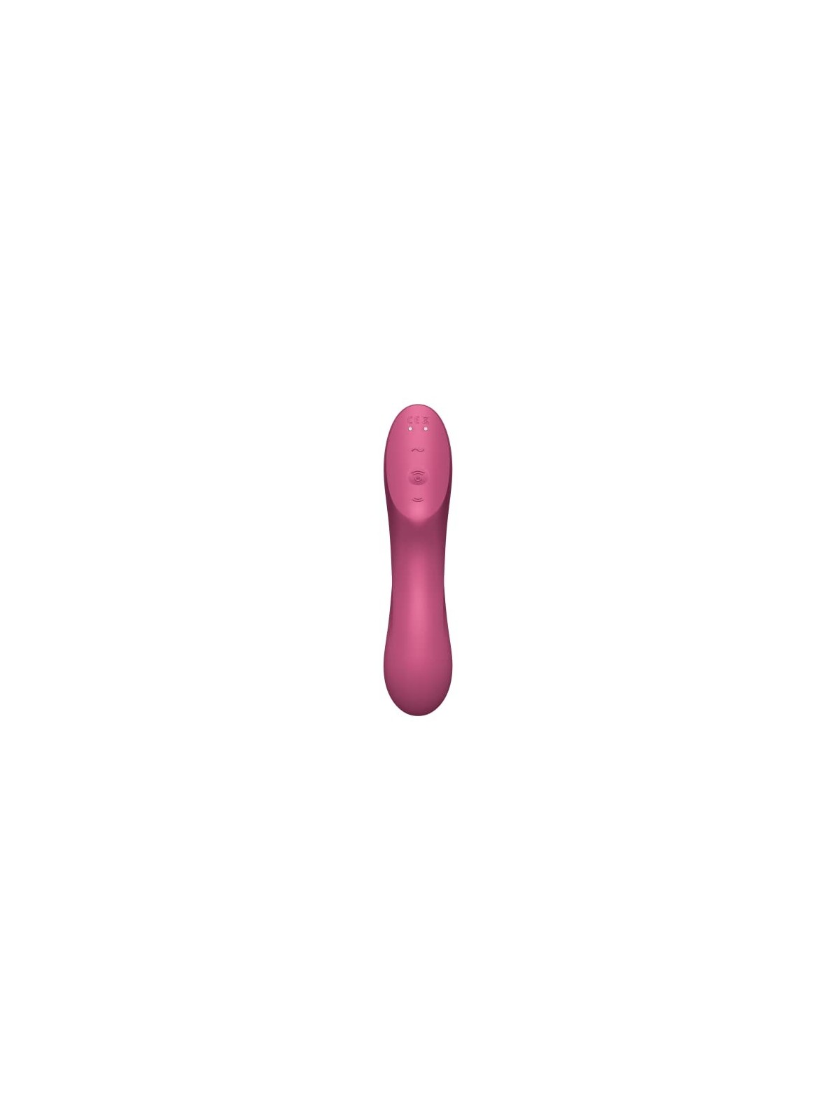 Vibratore d'aria Satisfyer Curvy Trinity 3, rosso. Massimo piacere