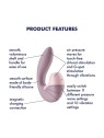 SATISFYER SUPERNOVA STIMOLATORE DI IMPULSI AEREO VECCHIA ROSA 1UN