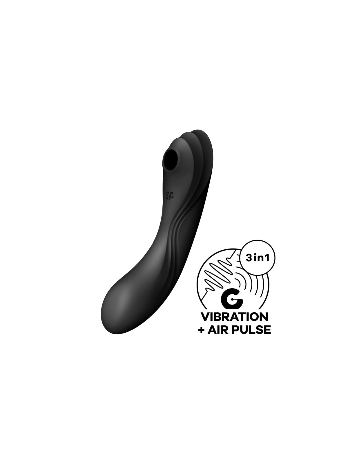 Vibratore aria Satisfyer Curvy Trinity 3: intenso piacere