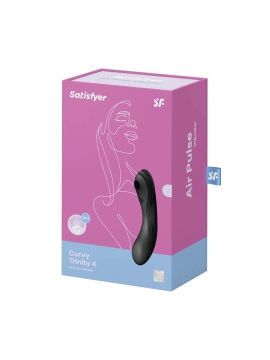 Vibratore aria Satisfyer Curvy Trinity 3: intenso piacere