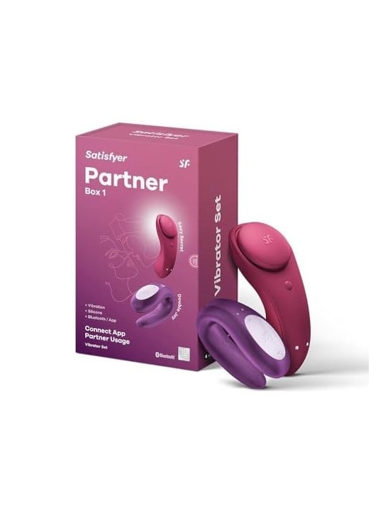SATISFYER partner box confezione da 1 2 vibratori unisex 1un