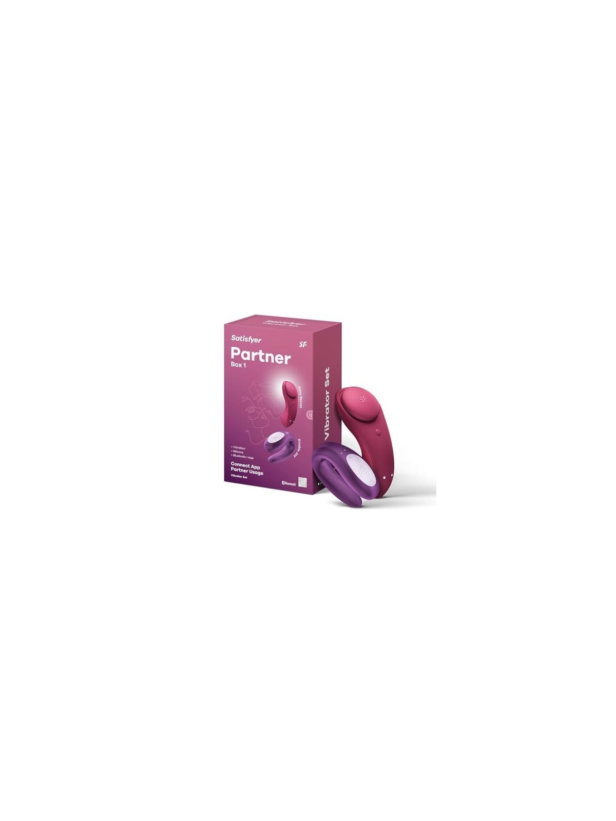 SATISFYER partner box confezione da 1 2 vibratori unisex 1un