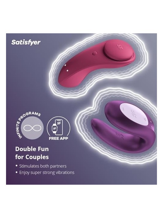 SATISFYER partner box confezione da 1 2 vibratori unisex 1un