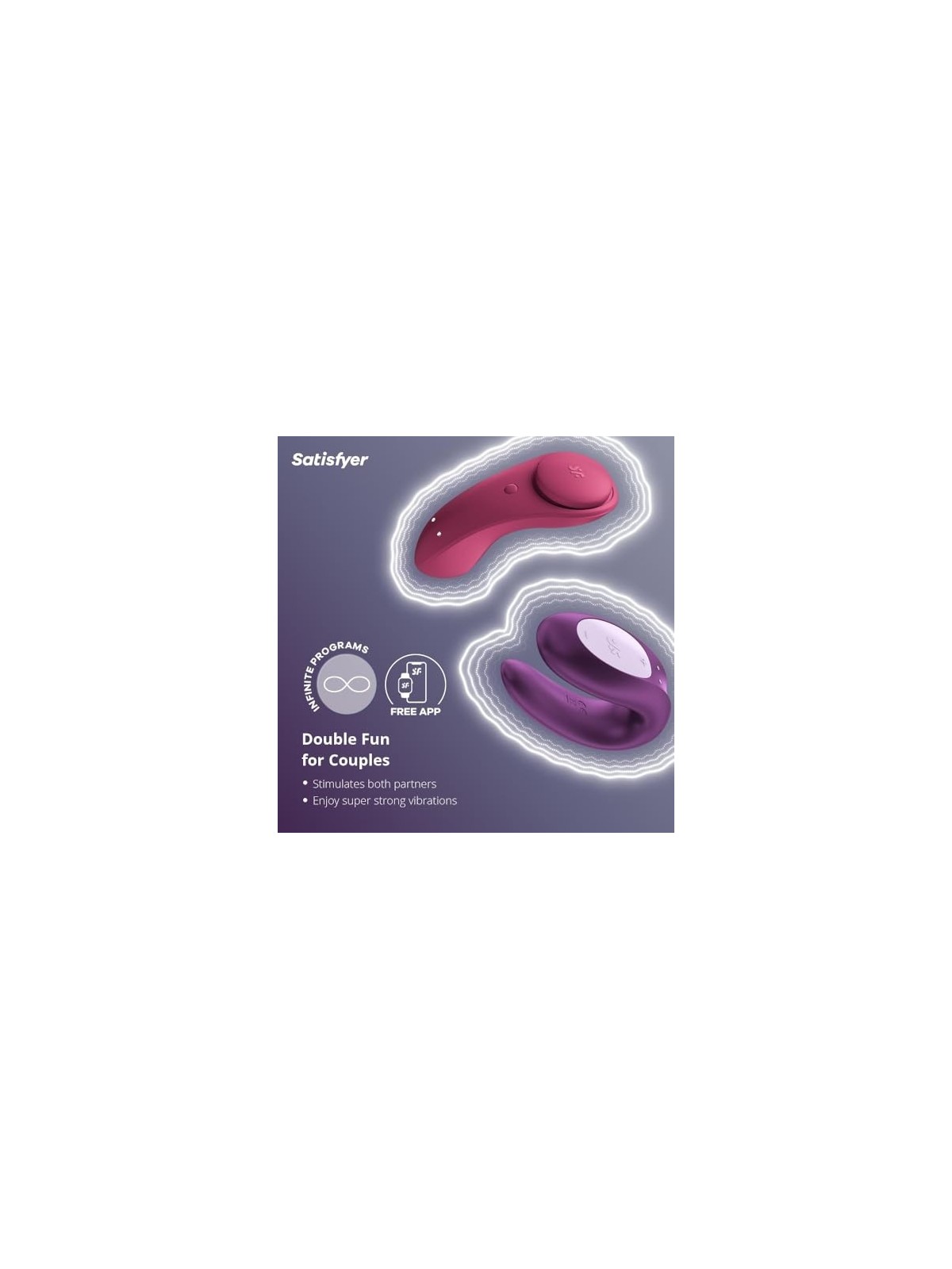 SATISFYER partner box confezione da 1 2 vibratori unisex 1un