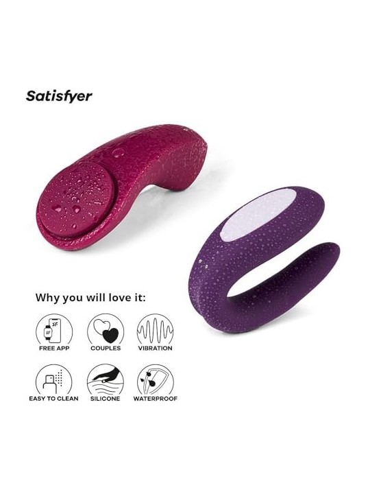 SATISFYER partner box confezione da 1 2 vibratori unisex 1un