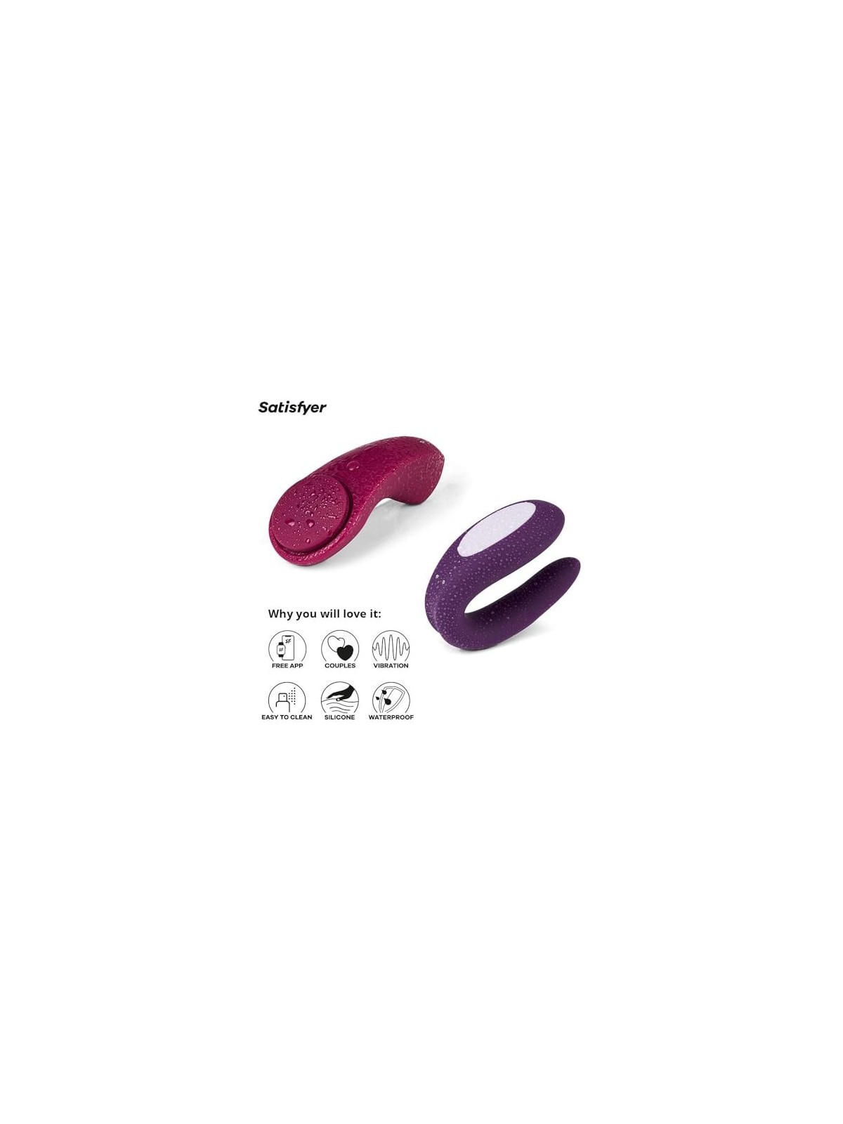 SATISFYER partner box confezione da 1 2 vibratori unisex 1un