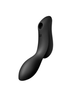 SATISFYER Curvy Trinity 2 Vibratore di Aria Nero Nero 1unit Donna
