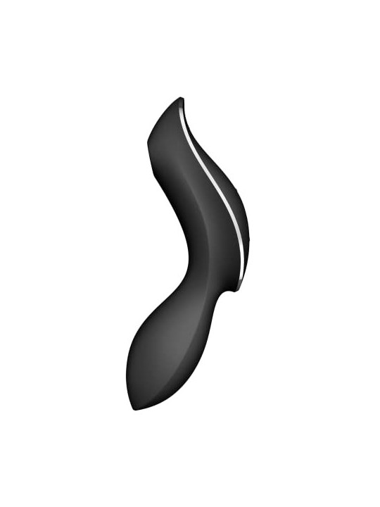 SATISFYER Curvy Trinity 2 Vibratore di Aria Nero Nero 1unit Donna
