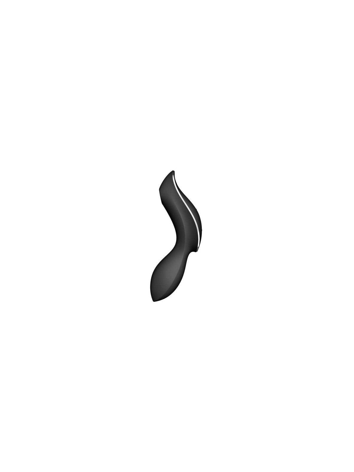 SATISFYER Curvy Trinity 2 Vibratore di Aria Nero Nero 1unit Donna