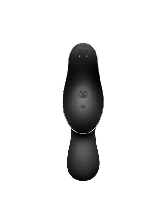SATISFYER Curvy Trinity 2 Vibratore di Aria Nero Nero 1unit Donna