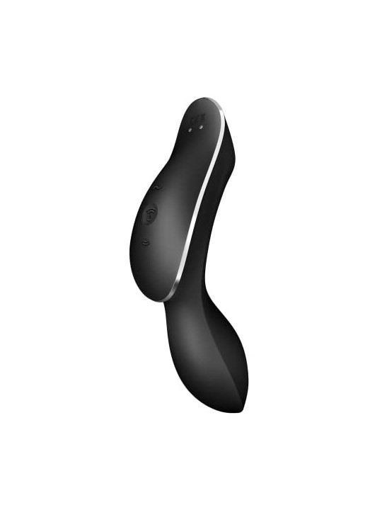 SATISFYER Curvy Trinity 2 Vibratore di Aria Nero Nero 1unit Donna