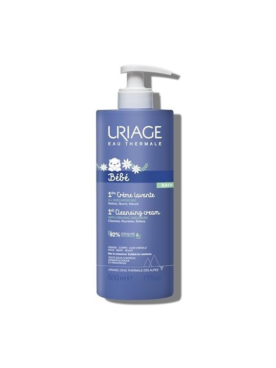 Uriage Bebe 1st Cleansing Cream unisex 500ml Uriage www.essenzetotalstyle.com 