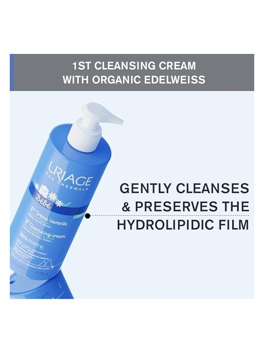 Uriage Bebe 1st Cleansing Cream unisex 500ml Uriage www.essenzetotalstyle.com 