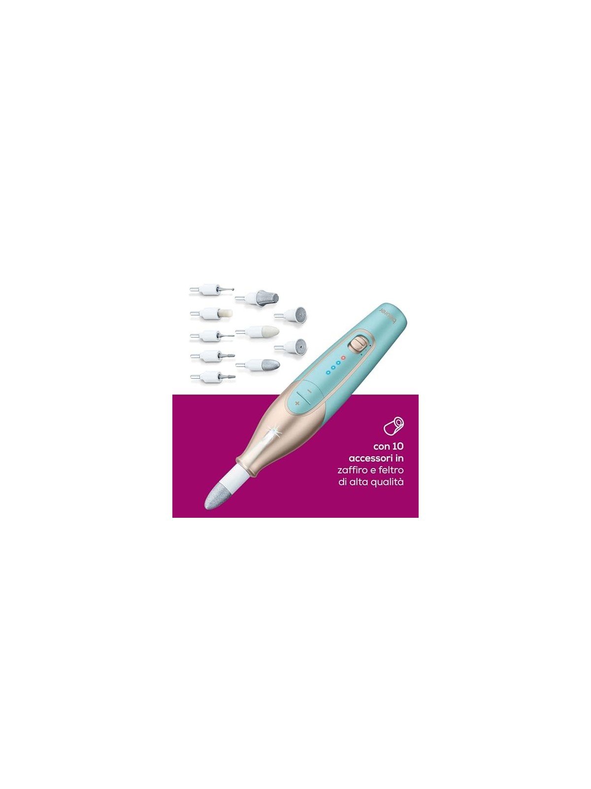 Beurer BEUMP84 Set manicure e pedicure donna