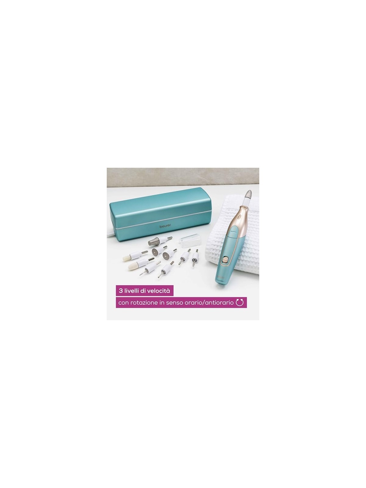 Beurer BEUMP84 Set manicure e pedicure donna