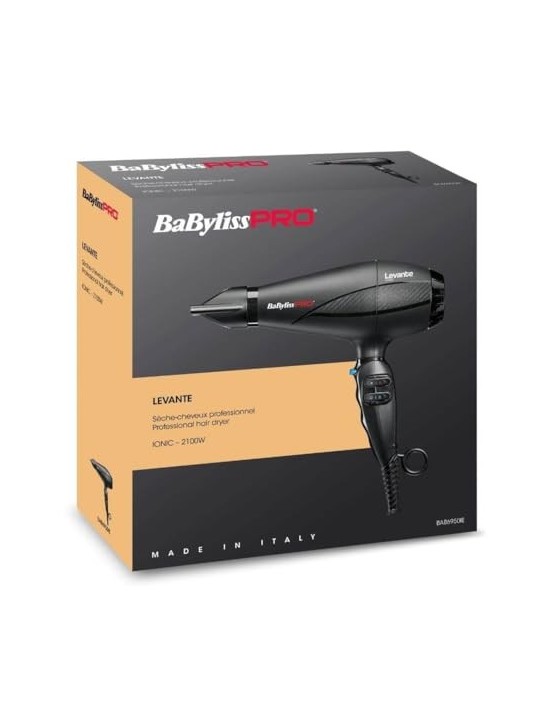 Asciugacapelli BaByliss PRO Levante 2100W Ionic