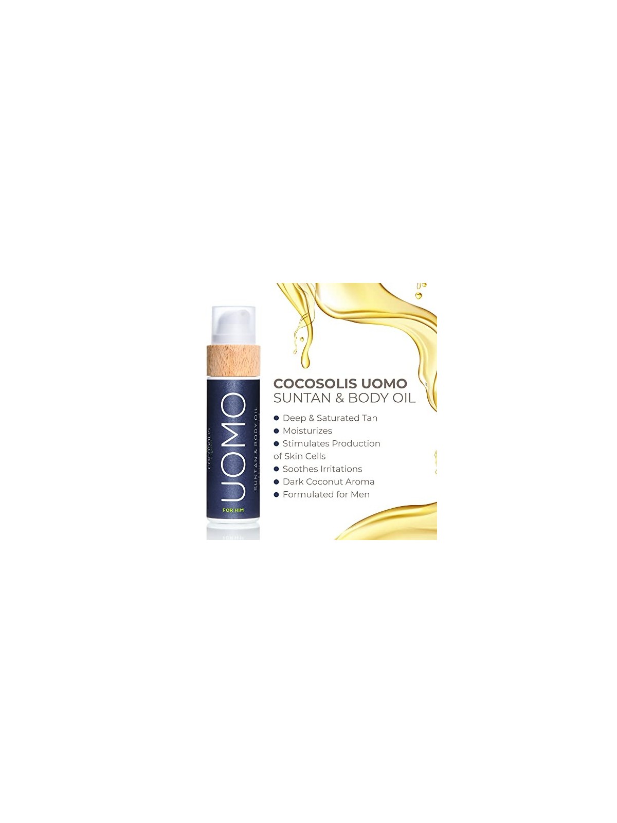 Cocosolis Uomo Suntan & Body Oil 110ml