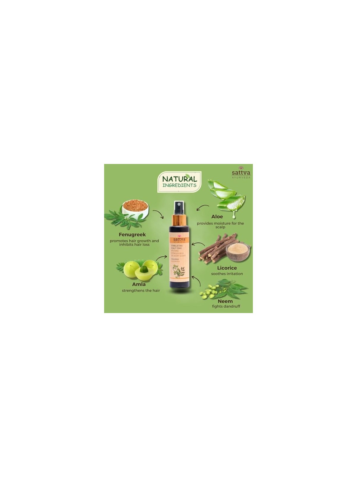 SATTVA Stimifying Scalp Lozione tonica
