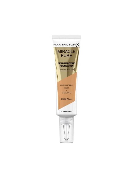 Max Factor Miracle Pure Fondotinta SPF30 70 Warm Sand