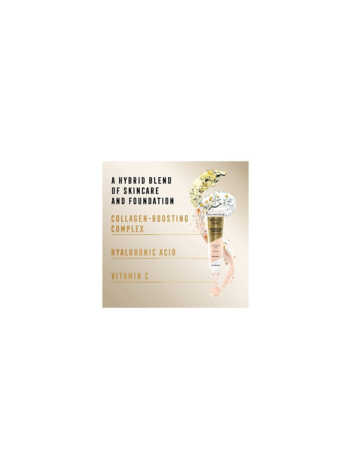 Max Factor Miracle Pure Fondotinta SPF30 30 ml 82 Deep Bronze