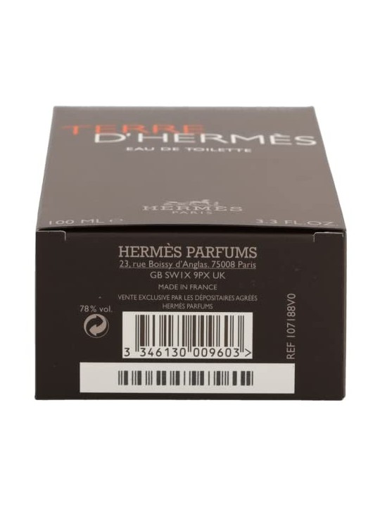 Hermes Terre D'Hermes eau de toilette Spray uomo 100ml