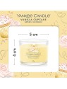 Yankee Candle Candela Votiva Vanilla Cupcake in Vetro Unisex 370g