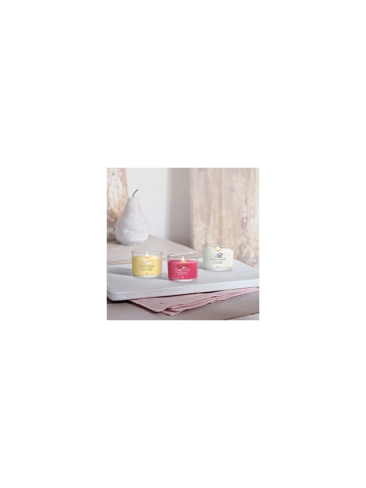Yankee Candle Candela Votiva Vanilla Cupcake in Vetro Unisex 370g