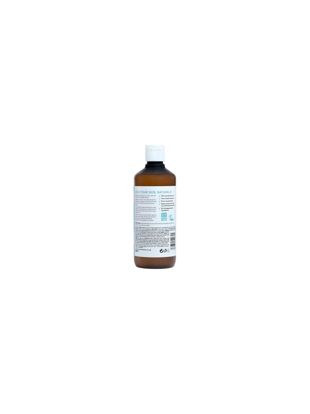 I love Naturals Docciaschiuma Bergamotto e Alghe Marine per Donna 500ml