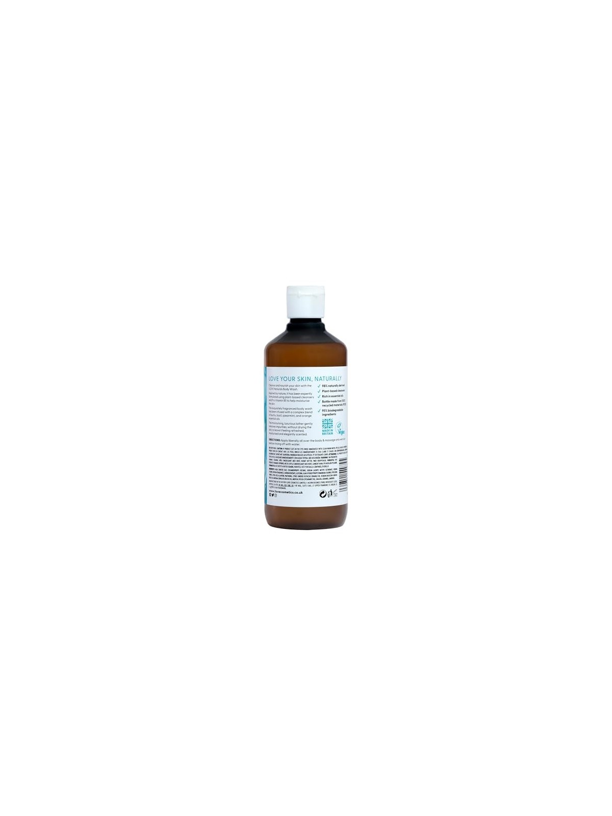 I love Naturals Docciaschiuma Bergamotto e Alghe Marine per Donna 500ml