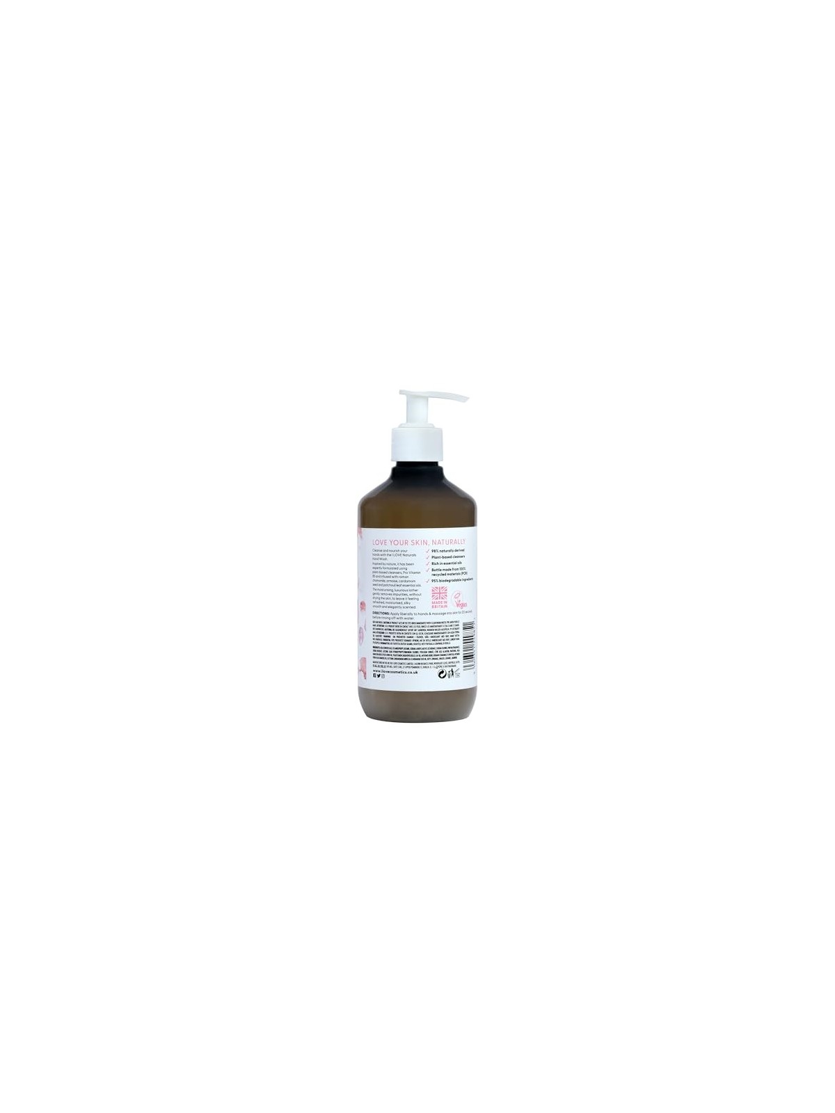 Amo Naturals Lavaggio Mani Rosa e Argan donna 500ml