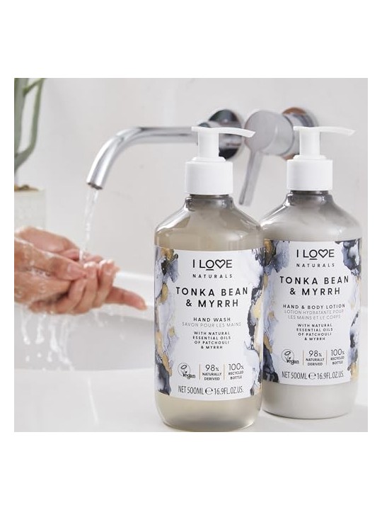 Sapone per le Mani Fava Tonka Mirra 500ml Donna