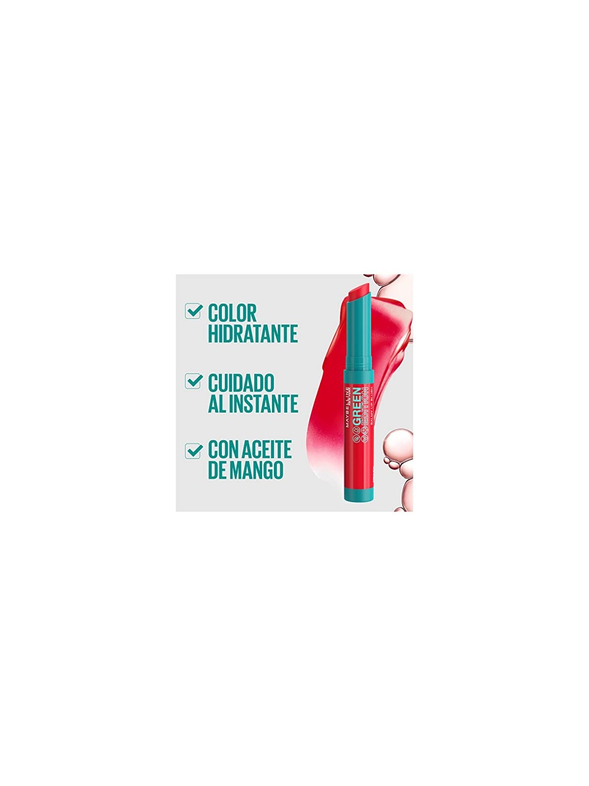 Maybelline EDIZIONE VERDE balsamo per labbra 10sandalwood donna