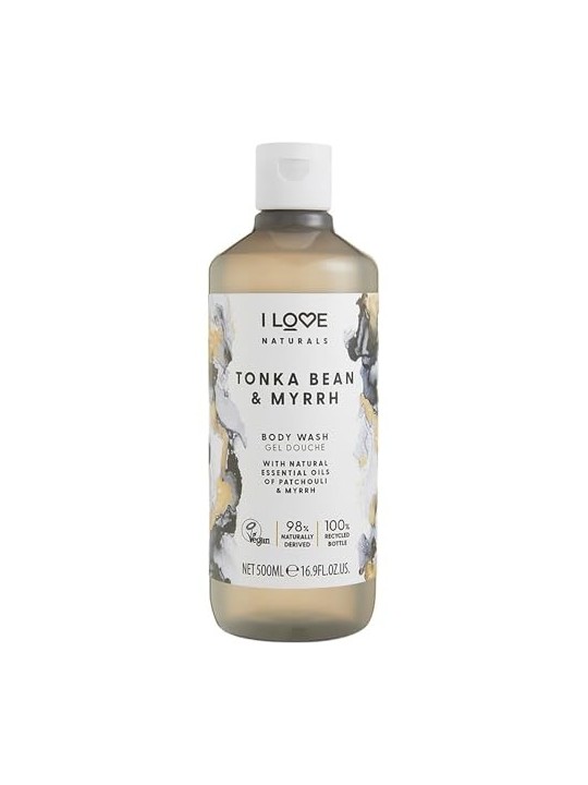 I love Naturals Body Wash Fava Tonka Mirra Gel Doccia Idratante Donna 500ml I love www.essenzetotalstyle.com 