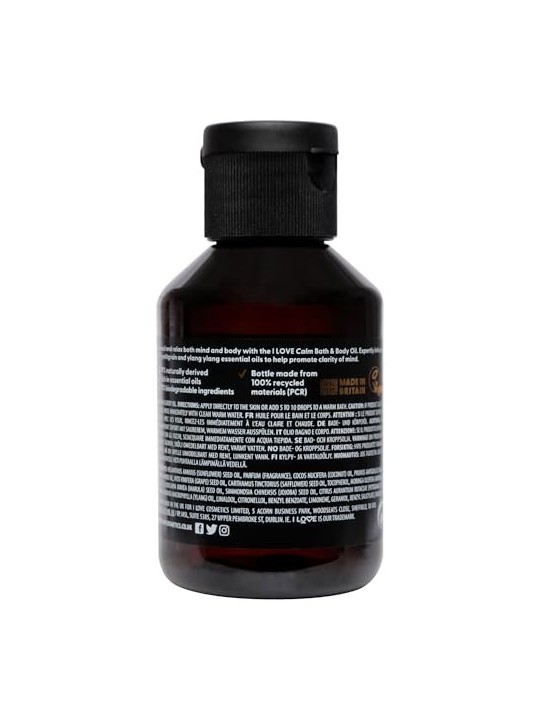 I Love Olio per il Bagno e Corpo Wellness Calm 125ml