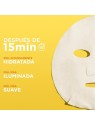 Maschera viso in tessuto con vitamina C